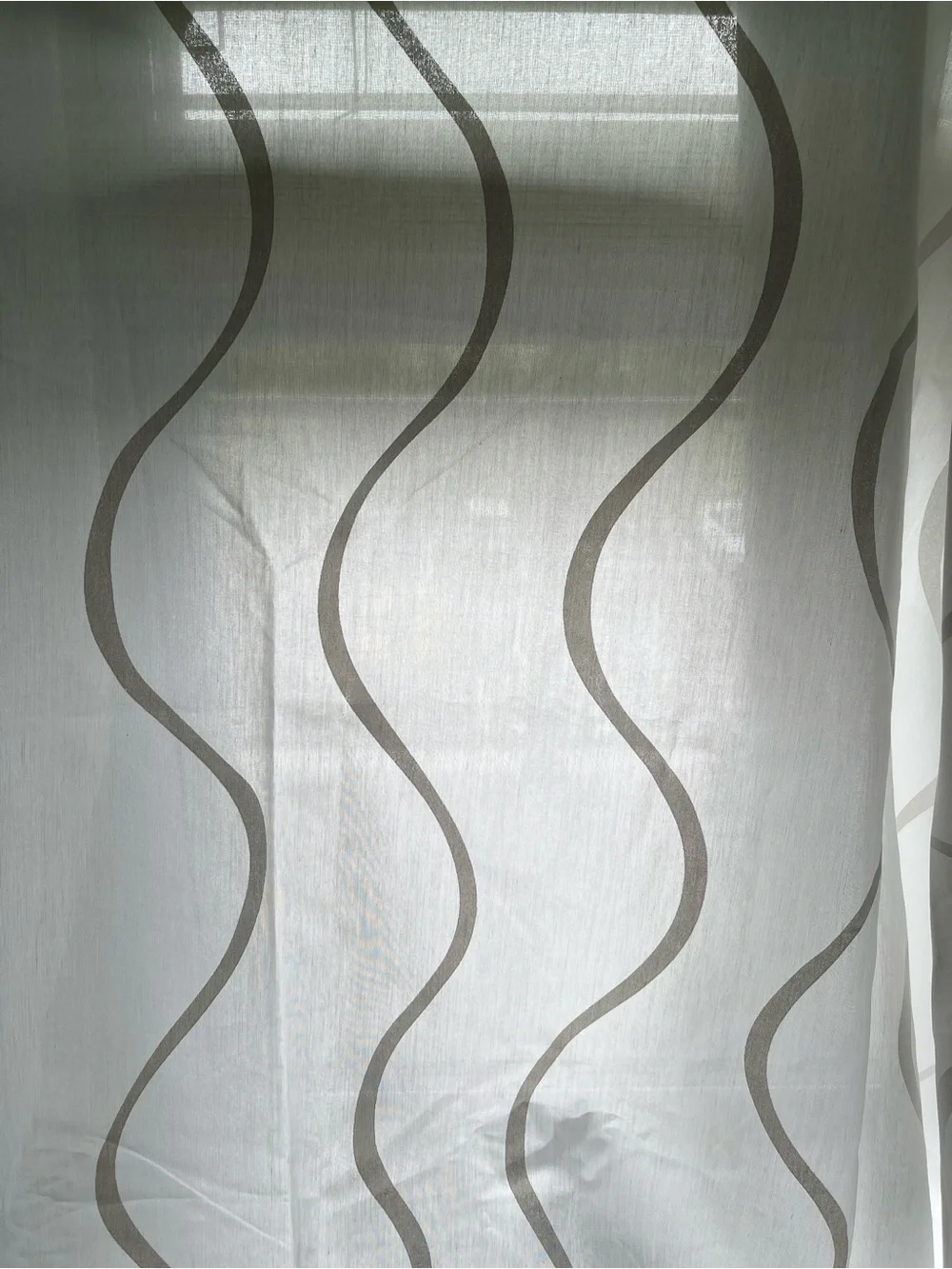 IKEA Semi-transparent White Sheer Curtain